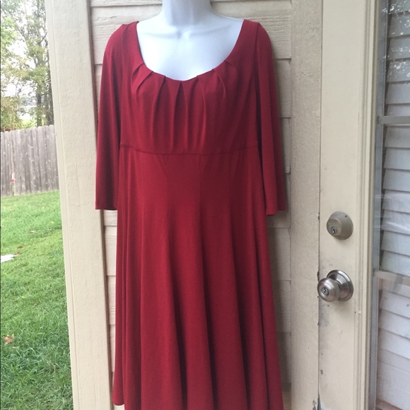 Maggy London Dresses & Skirts - Maggy London red dancing  swing dress